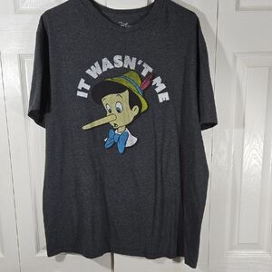 Disney Men XL (46-48) Charcoal T-Shirt